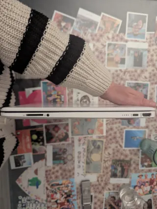 Ordenador portátil HP blanco