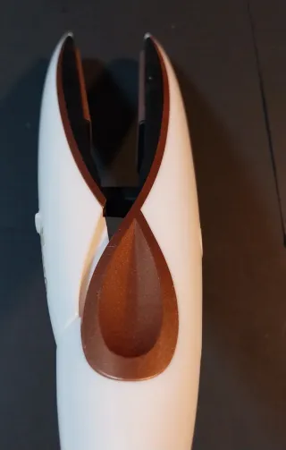 Piastra per capelli SURKER bianca e oro