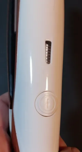 Piastra per capelli SURKER bianca e oro