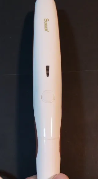 Piastra per capelli SURKER bianca e oro