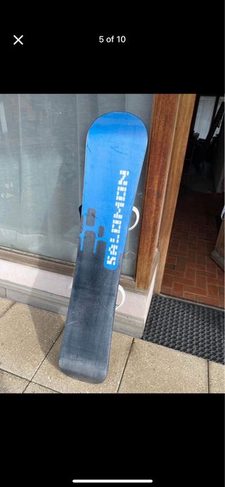 Snowboard Salomon 150cm + fijaciones + funda