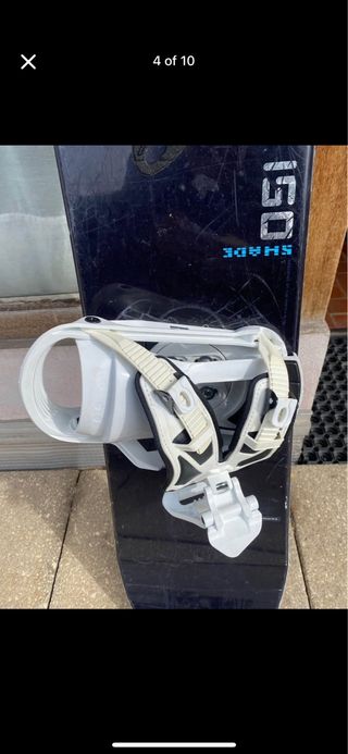 Snowboard Salomon 150cm + fijaciones + funda