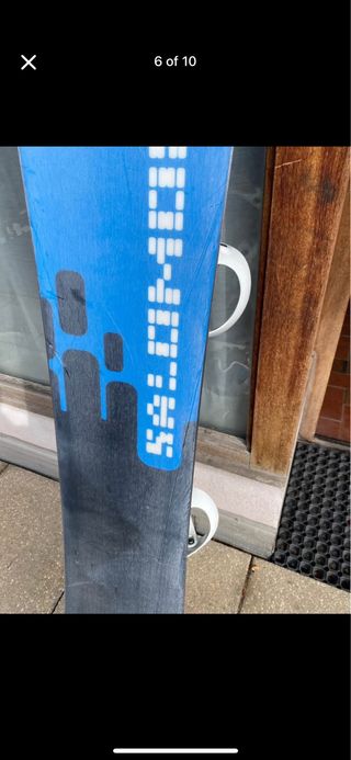 Snowboard Salomon 150cm + fijaciones + funda