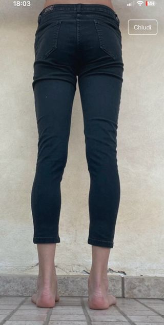 Jeans skinny NSK Italia donna neri