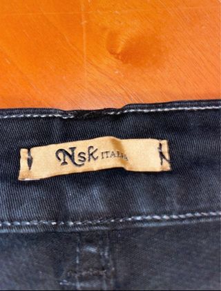 Jeans skinny NSK Italia donna neri