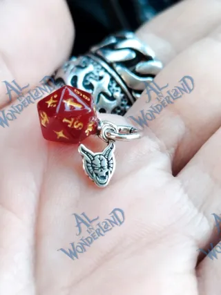 Pandora Stranger Things Hellfire Club Charm Rosso