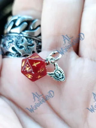 Pandora Stranger Things Hellfire Club Charm Rosso