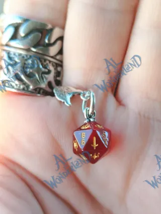 Pandora Stranger Things Hellfire Club Charm Rosso