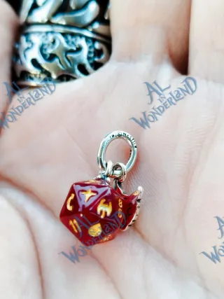 Pandora Stranger Things Hellfire Club Charm Rosso