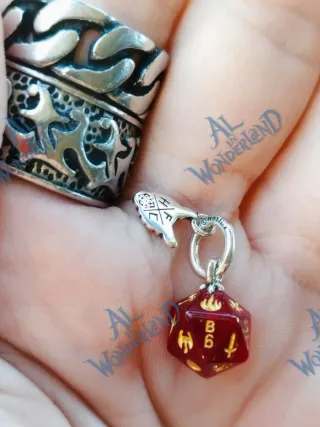 Pandora Stranger Things Hellfire Club Charm Rosso