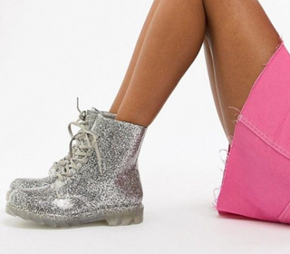 Botas de agua ASOS brillantina