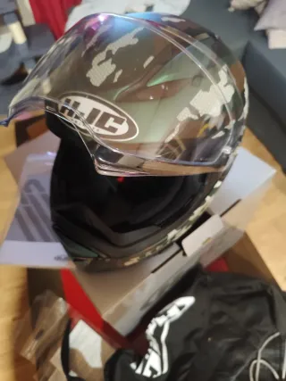 Casco Moto HJC F70 Camuflaje talla XL