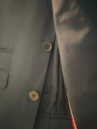 Traje juvenil azul marino 44