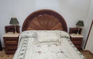 Precioso Dormitorio de Madera Artesanal Único