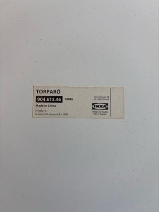 Mesita Ikea Balcón Blanca