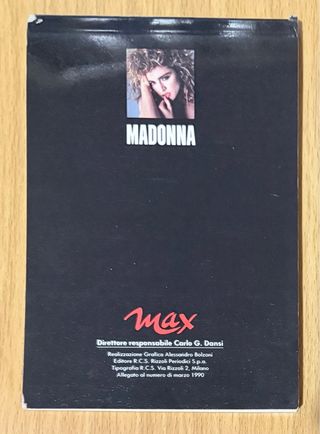 Max photo book Madonna 1990