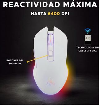 Ratón Gaming Inalámbrico The G-Lab Helium RGB