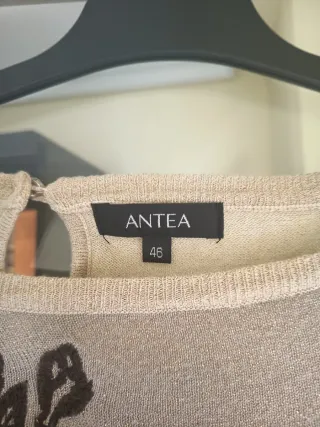 Jersey ANTEA rayas beige y marrón Talla M