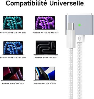 NUEVO - Cargador USB C 70W Magnético 3 Puertos