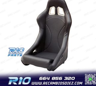 ASIENTO BAQUET UNIVERSAL NEGRO PIEL ESTILO EVO