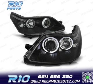 FAROS CITROEN C4 04-09 OJOS ANGEL FONDO NEGRO