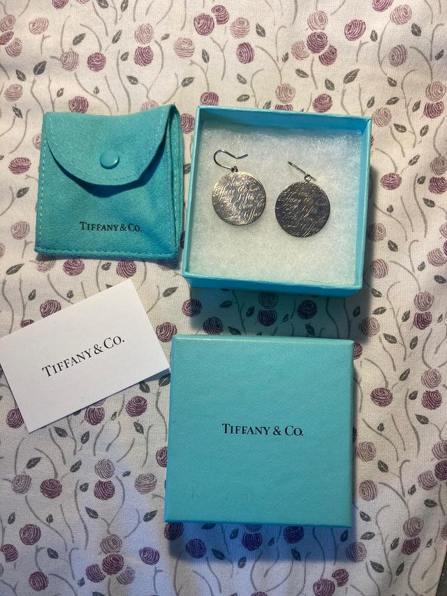 Pendientes Tiffany & Co. Plata Moneda