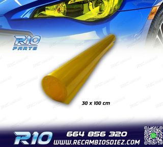 FILM CUBRE FAROS EN AMARILLO