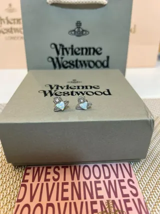 Pendientes Vivienne Westwood Corazón Opal