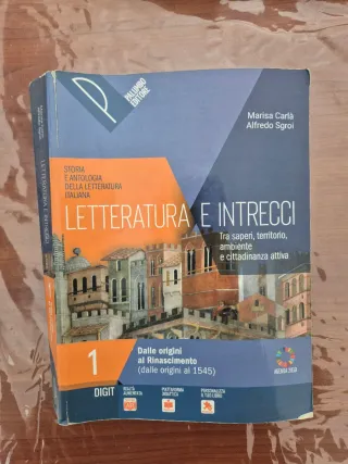Libro Letteratura e Intrecci Volume 1