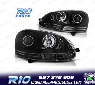FAROS VOLKSWAGEN VW GOLF 5 OJOS ANGEL CCFL LUZ DIURNA LED FO