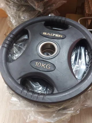 Disco de pesas Salter 10 kg 50mm TPU