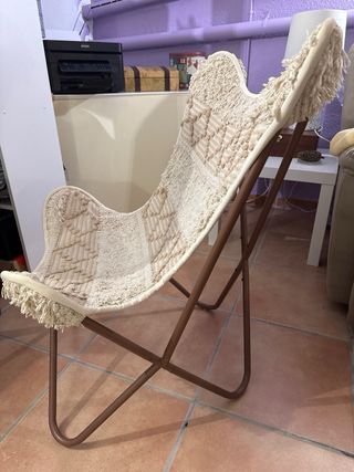 Sillón Mariposa Boho Tejido