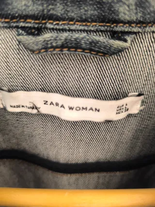Cazadora tejana Zara Mujer Talla L