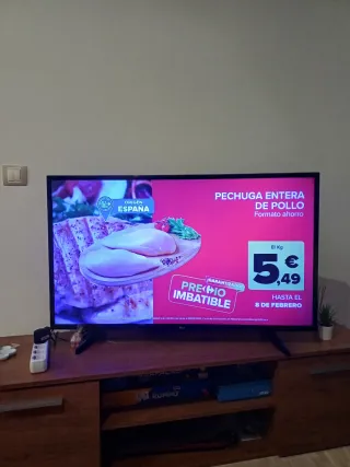 Televisión LG Negra