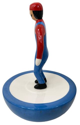 Scultura Subbuteo Super Mario Stefano Puzzo