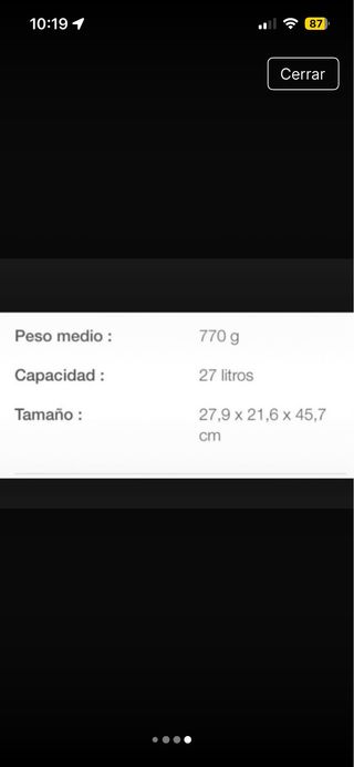 Mochila The North Face Azul y Negra