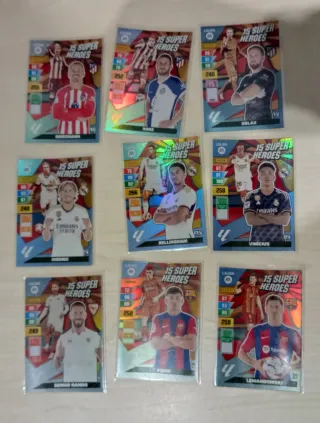 Lote Adrenalyn Edición Limitada y super heroes