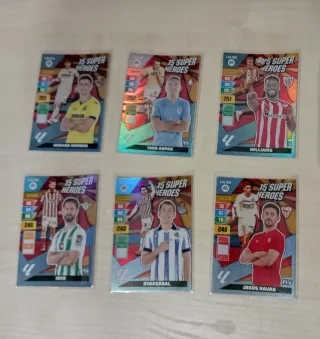 Lote Adrenalyn Edición Limitada y super heroes