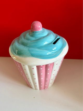 Hucha Cupcake Cerámica