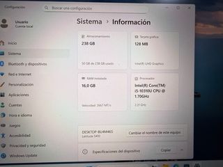 Ordenador portatil Dell Latitude 5410