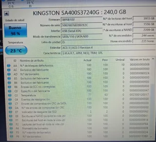 Disco Duro SSD Kingston 240 GB