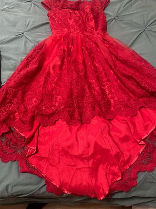 Vestido negro encaje manga larga