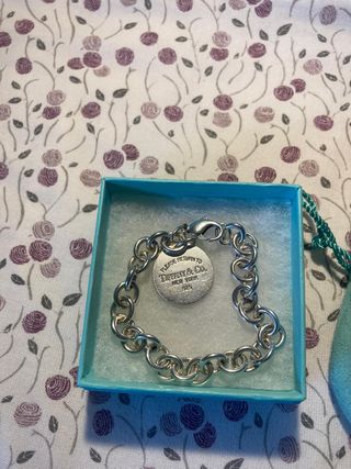 Pulsera Tiffany & Co. Plata Charm Moneda