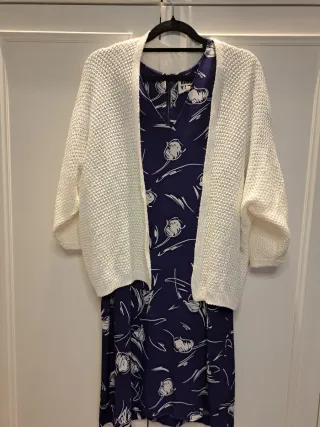 Vestido Bimba y Lola Morado Corto