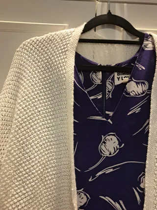 Vestido Bimba y Lola Morado Corto