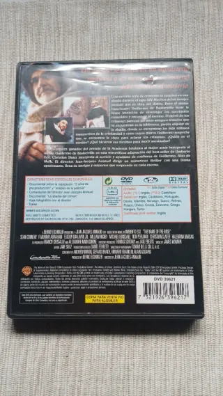 El Nombre de la Rosa DVD Edición Coleccionista
