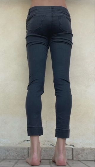 Comma Jeans Vita Bassa Grigio