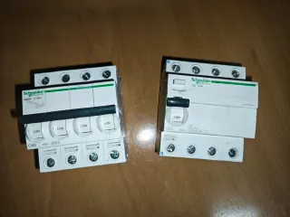 Magnetotérmico 4x40 y Diferencial 4x40 300mA