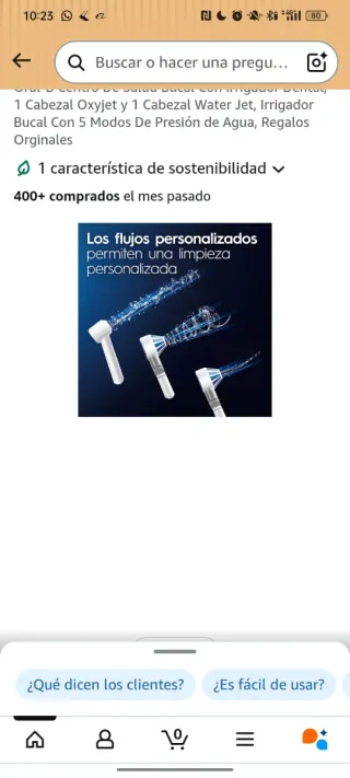 Oral-B Oxyjet Water Jet Irrigador Bucal