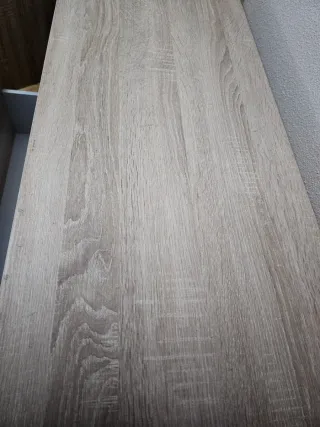 Mueble TV salón/dormitorio madera y metal.